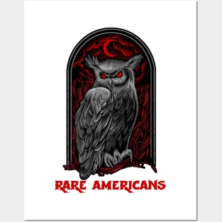 The Moon Owl Rare Americans Posters and Art